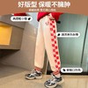 迪士尼女童加绒加厚裤子洋气一条过冬儿童新年装女孩拜年服红色潮 商品缩略图3
