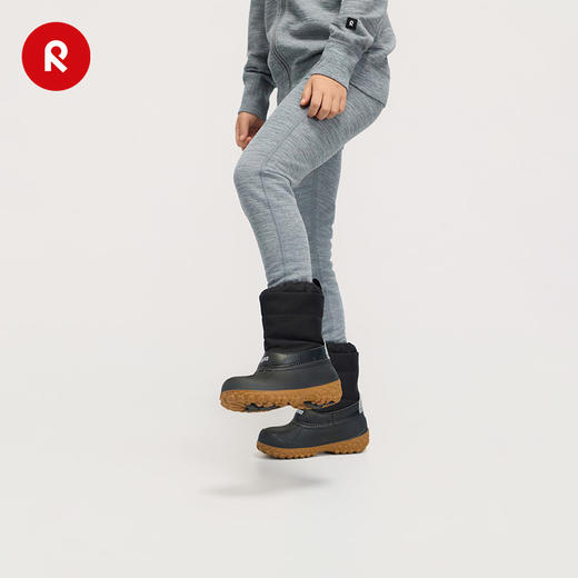 芬兰reima2025秋冬新品男女儿童中童羊毛保暖抓绒弹力针织长裤子 商品图1