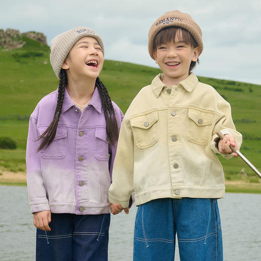棉花堂工装渐变软牛仔童装外套——FA52033 商品图4