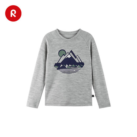 芬兰reima2025秋冬新品男女儿童中童羊毛运动针织长袖打底衫T恤 商品图3