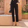 半身缘女裤 春季百搭时尚九分锥形小西裤261102M30320009 商品缩略图0