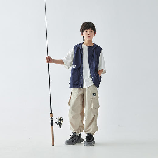 蓝汽水 大口袋伞兵裤805B256013JY 商品图1