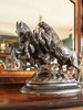 独角鹿西洋古董1880年代法国雕塑家Emmanuel Frémiet签名创作出品青铜雕塑作品《罗马战车》 商品缩略图1