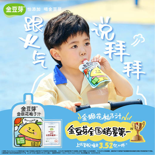 金豆芽金银花柚子汁100ml 商品图2