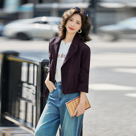 HR GSTX8091气质通勤风短外套时尚休闲夹克上衣