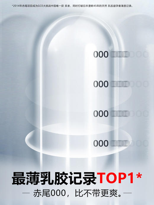 赤尾000超薄避孕套16只无储避孕套安全套玻尿酸避孕套赤尾000无套感 商品图2