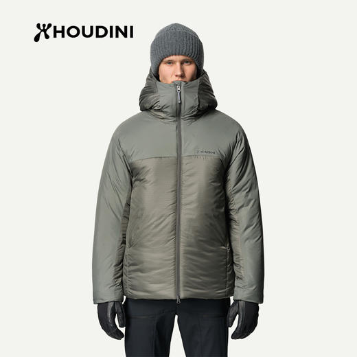 HOUDINI胡丁尼 Double Dunfri 双倍邓菲 男款户外保暖棉服带帽外套820016 商品图7