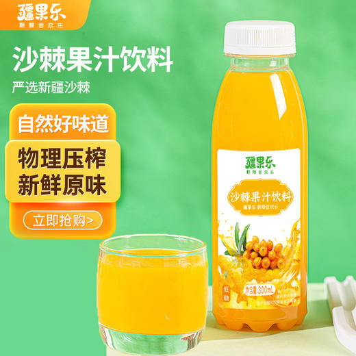【全国包邮】沙棘果汁 疆果乐（300ml*10瓶） 商品图0