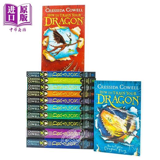 预售 【中商原版】驯龙高手原著英版套装 英文原版原著小说书籍 How to Train Your Dragon 驯龙高手龙鳞版 驯龙高手英文版 可搭哈利波特 商品图3