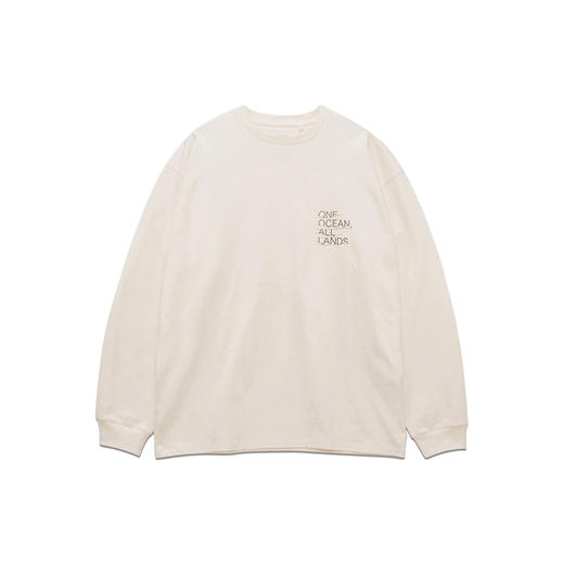 nanamica OOAL Graphic L/S Tee 有机棉宽松长袖圆领T恤 商品图3