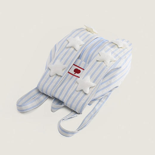 裁缝学苑AQ532双肩包纸样女装新款学生书包条纹大容量通勤背包样板 商品图4