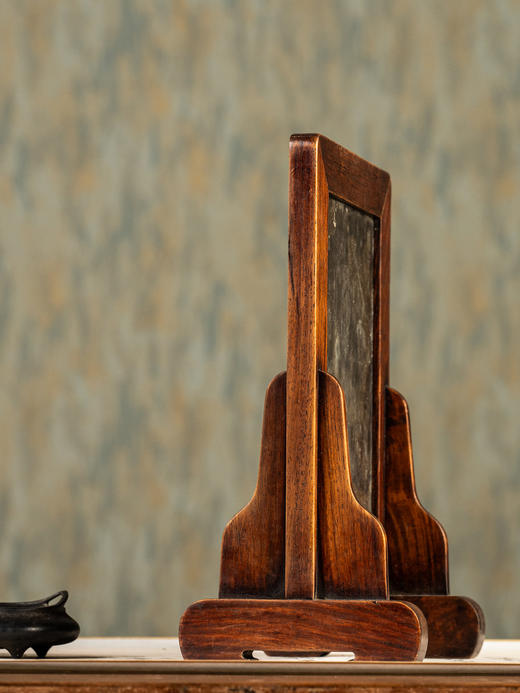 清早期	黄花梨嵌绿石座屏 商品图4