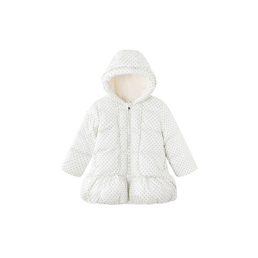 【商场同款】英氏儿童羽绒服连帽外套冬季保暖御寒女宝宝新款超韧绒 商品图4