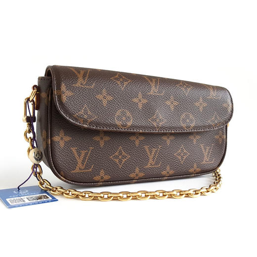 【98新】LV路易威登WALLET ON CHAIN IVY 手袋棕色老花Ivy腋下包链条包单肩包女士现售价：12000！250825NJS07 商品图2