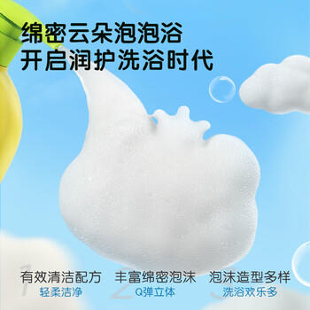 青蛙王子儿童洗发沐浴露二合一家庭装1.1L*2 牛奶精华润肤 温和清洁配方 商品图6