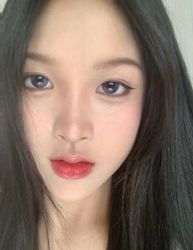 Funnygirl 半年抛 紫定行 直径14.5mm着色13.85mm