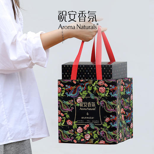 【祝安】礼品袋时尚印花手提袋装饰送礼花卉 商品图1