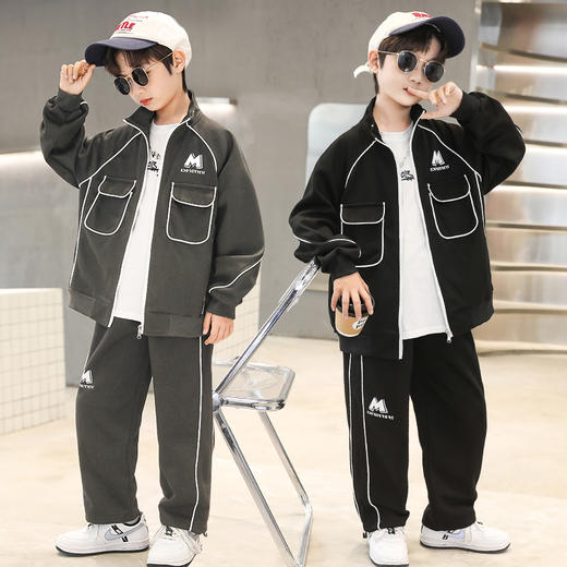 儿童装男童春装套装2025新款中大童春秋款运动帅气春季男孩洋气潮 商品图3
