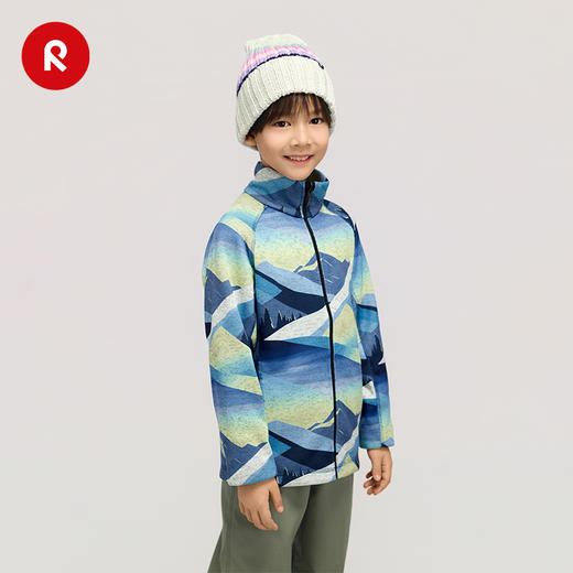 芬兰reima2025秋冬新品男女儿童中童柔软保暖抓绒针织开衫卫衣 商品图1