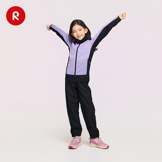 芬兰reima2025秋冬新款男女儿童中童抓绒保暖弹力舒适针织夹克 商品图4