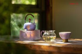 朱炳仁铜 | 紫定发财茶礼套装