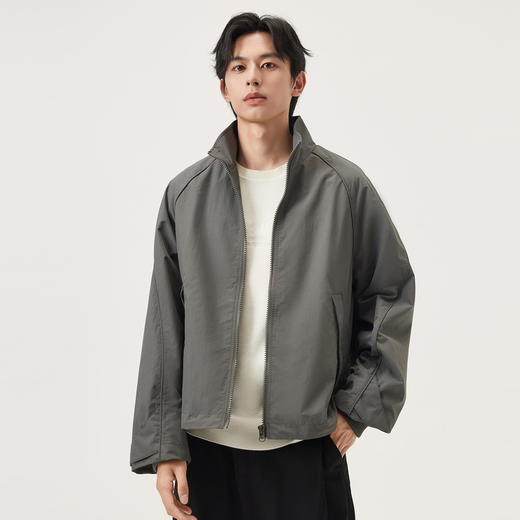 gxg.jeans男装 多色拼接宽松立领通勤行政夹克外套男 25年秋热卖 商品图2