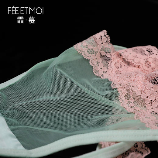【霏慕】娇嗲baby蕾丝边网纱透臀内裤7122情趣内衣性感透视诱惑 商品图6