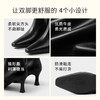 谷爱凌同款7or9秋冬款时装靴长靴骑士靴可可榛子 商品缩略图2