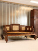 清	红木镶云石七围屏罗汉床 商品缩略图0
