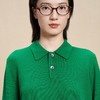 2楼素然羊毛混纺针织长袖polo衫1450 商品缩略图3