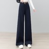 YM MSN25186气质显瘦阔牛仔裤时尚宽松高腰筒裤 商品缩略图3