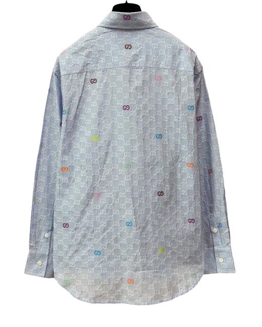 男款提花logo长袖衬衣012 商品图1