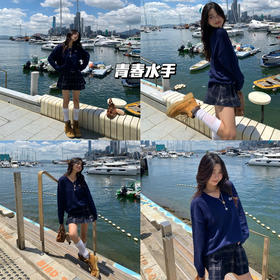 新品上身 | 格纹裙与马丁靴，青春活力满满。