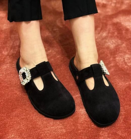 重磅渠道！ 水钻方扣勃肯拖鞋   施华洛世奇水钻  锯齿防滑大底   可盐可甜 商品图1