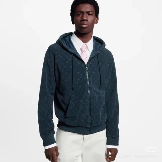 专柜版本！1V驴家25早秋新款，男女老花提花拉链帽衫外套 商品图0