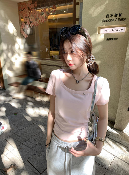 <曾小咸推荐>现货秒杀！最后一波 ！抢到赚到！3色针织修身短袖 日常89.99 立减50 秒杀39.99！ 商品图9