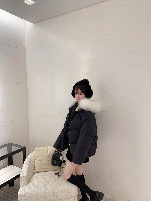 金蘑菇菇  冬日泡芙 新季yves羽绒服 / 三星90白鸭绒+山羊绒毛领 商品图11