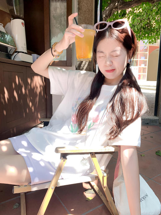 <曾小咸推荐>现货秒杀！最后一波 ！抢到赚到！郁金香印花短袖 日常119.99 立减60 秒杀59.99！短裙 日常119.99 立减60 秒杀59.99！ 商品图6