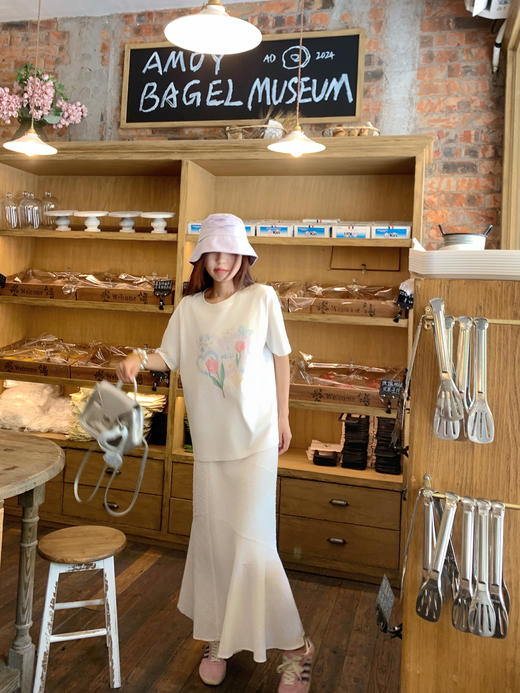 【129元任选2件】现货！韩系白色鱼尾裙半身裙 商品图9