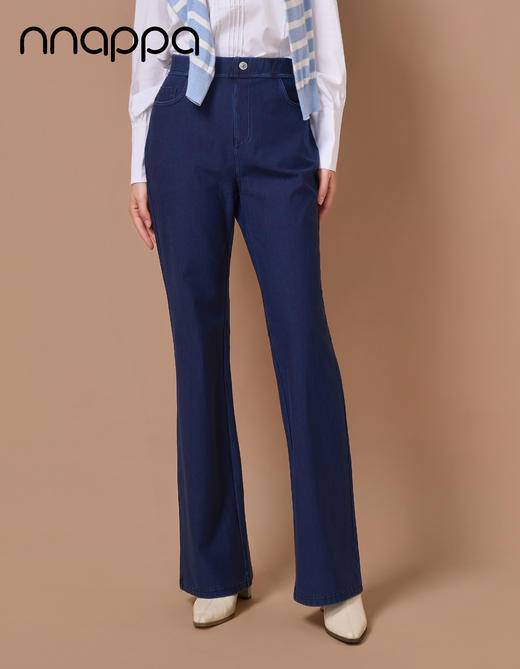 新款牛仔微喇裤DX466 商品图0