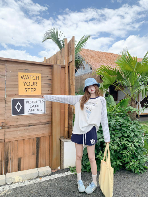 【129元任选2件】现货！撞色花朵印花休闲短裤 商品图10