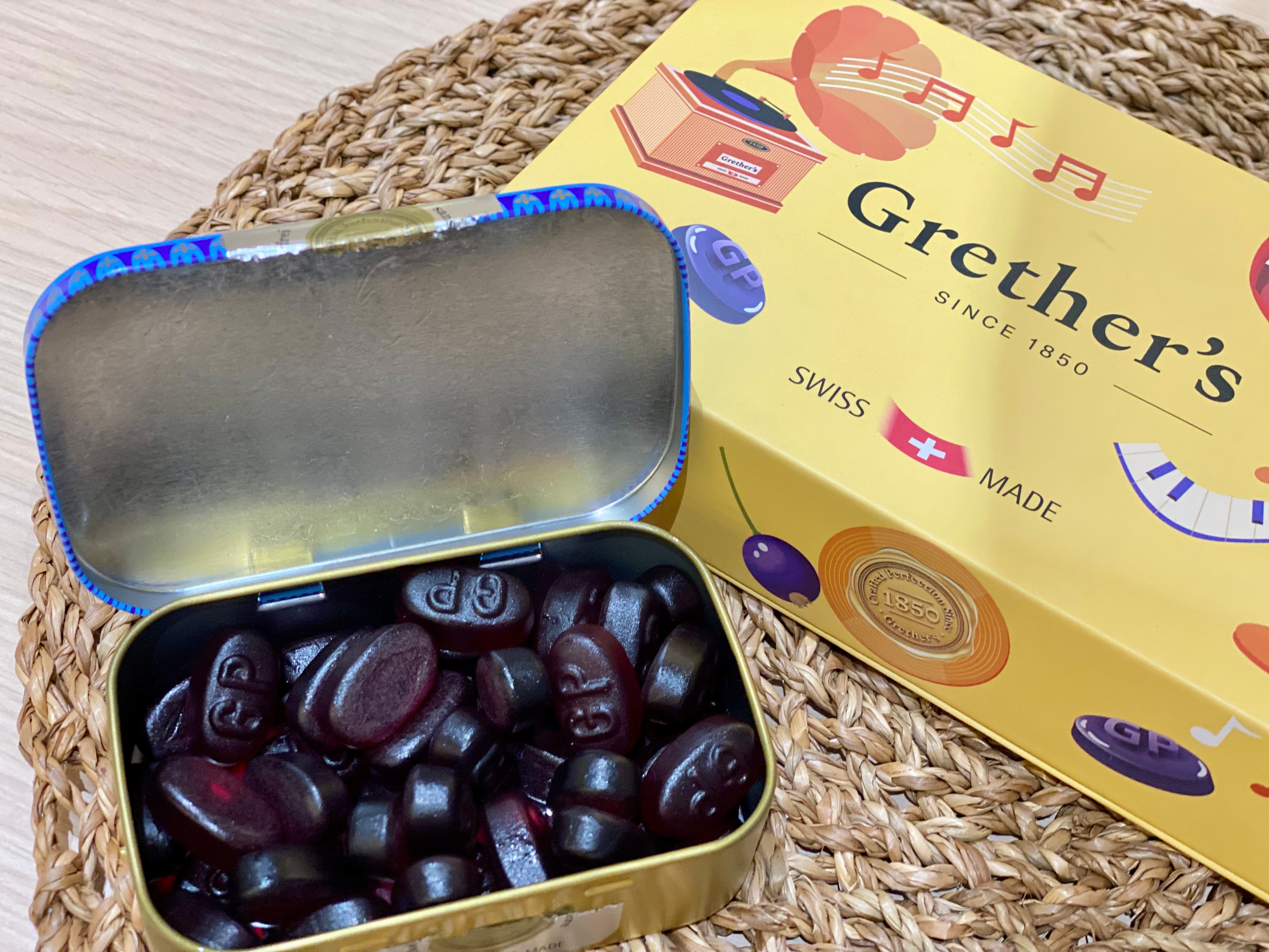 瑞士Grether's无糖润糖，瑞士原装进口，随时润喉润嗓