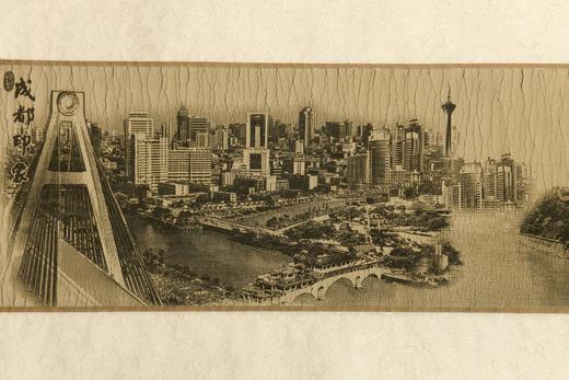 成都印象-羊皮卷轴挂画 商品图0