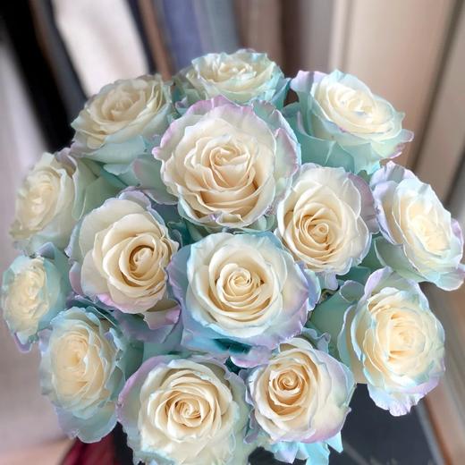厄瓜多尔进口染色玫瑰Sweet Aurora Bori蓝色欧诺拉10支 商品图2