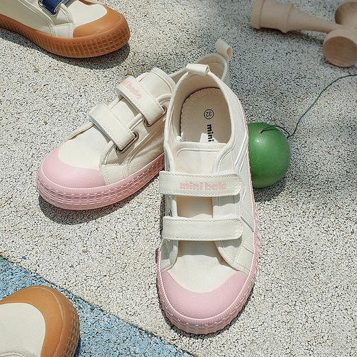 迷你巴拉儿童帆布鞋男女童宝宝轻巧百搭魔术贴布鞋秋季新款 商品图2