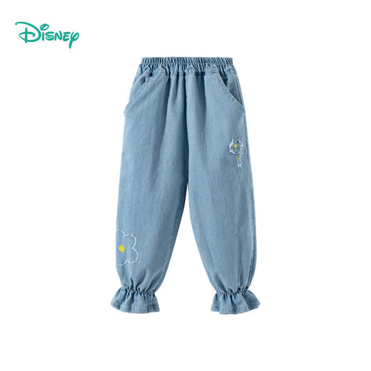 迪士尼春秋女童牛仔长裤ZD3EK016 商品图6
