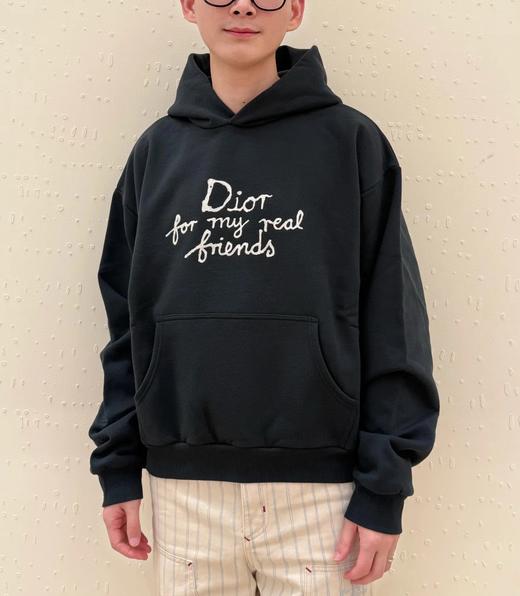 中性款logo刺绣连帽卫衣010 商品图4