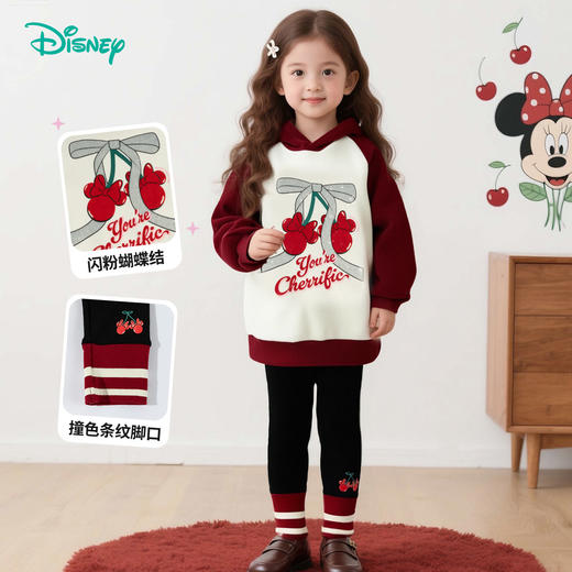 迪士尼女宝春秋连帽套装ZD3ET010 商品图2