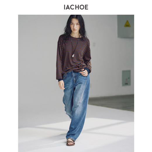 棉仓3561501005-条纹长袖T恤 商品图4