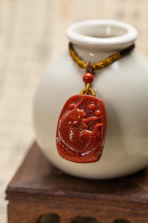 附证书【原矿 天然 ❤️可收藏级别 南红】项链，108珠串，天然柿子红，樱桃红，辣椒红，无裂饱满，值得珍藏【非质量问题不退换】 商品图12